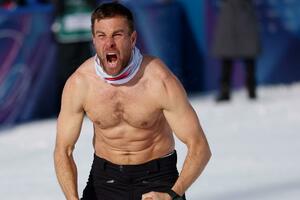 Striptiz po snijegu - tako se slavi olimpijsko zlato