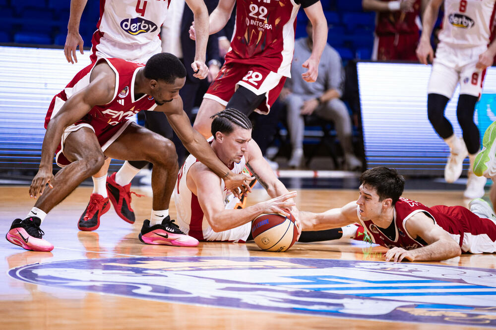 Sa meča u Morači između SC Derbija i FMP-a, Foto: KK SC Derbi/Filip Roganović