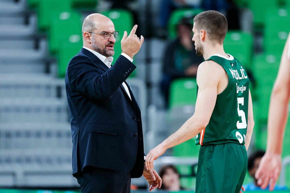 Zvezdan Mitrović i Aleksej Nikolić, Foto: Cedevita Olimpija/Ales Fevzer