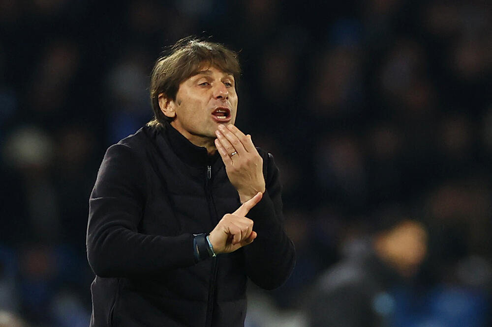 Antonio Konte na utakmici protiv Koma, Foto: Reuters