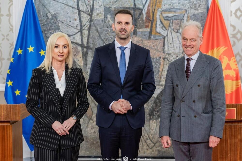 Gorčević, Spajić i Kompan, Foto: Vlada Crne Gore