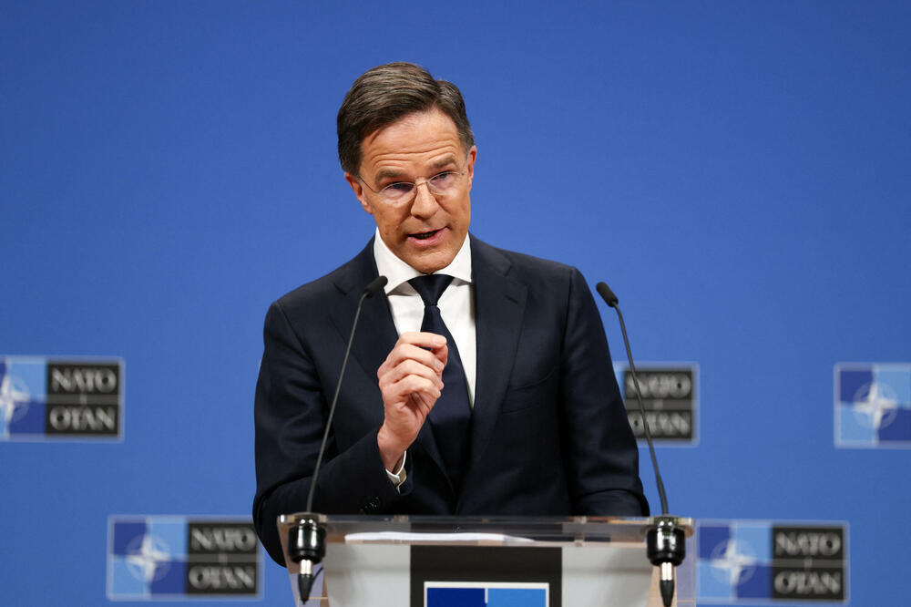 Mark Rute juče u Briselu, Foto: Rojters