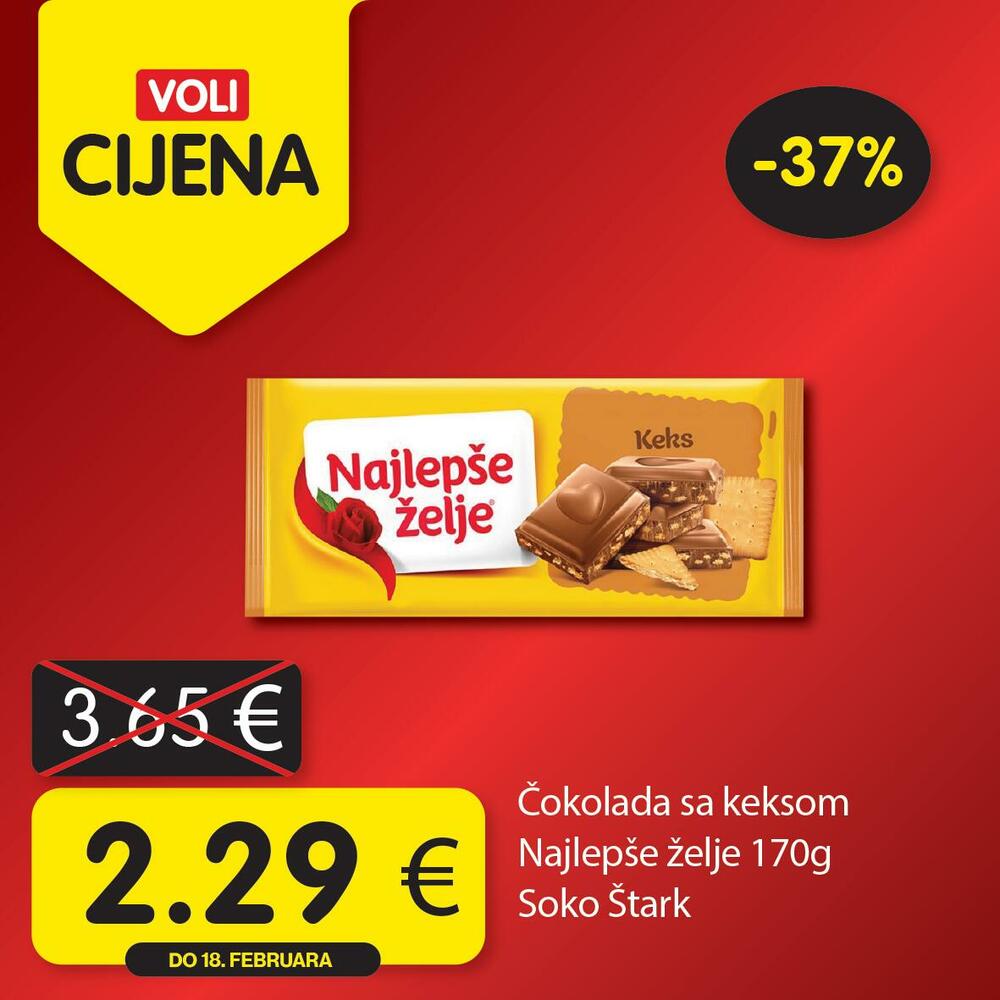 <p><em>Svratite do obližnjeg VOLI ili Naš diskont marketa, i obavite najpovoljniju kupovinu, značajno štedeći kućni budžet.</em></p>