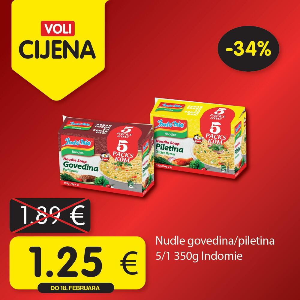 <p><em>Svratite do obližnjeg VOLI ili Naš diskont marketa, i obavite najpovoljniju kupovinu, značajno štedeći kućni budžet.</em></p>