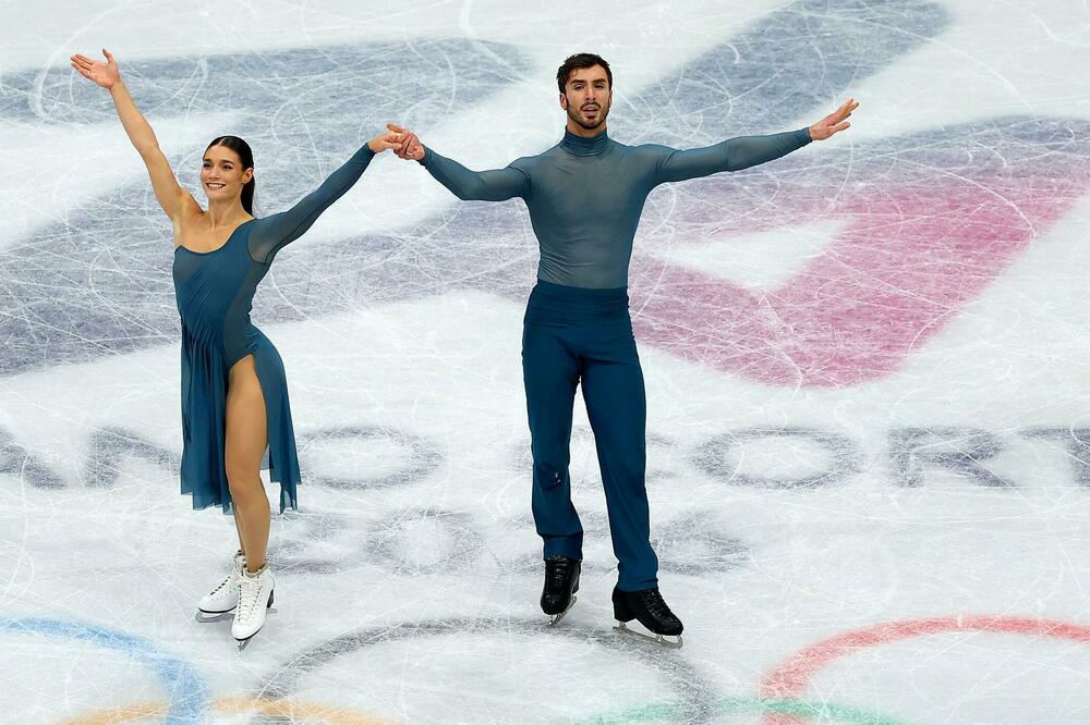Lorans Furnije Bodri i Gijom Sizeron olimpijski šampioni u umjetničkom plesu na ledu u parovima, Foto: Getty Images