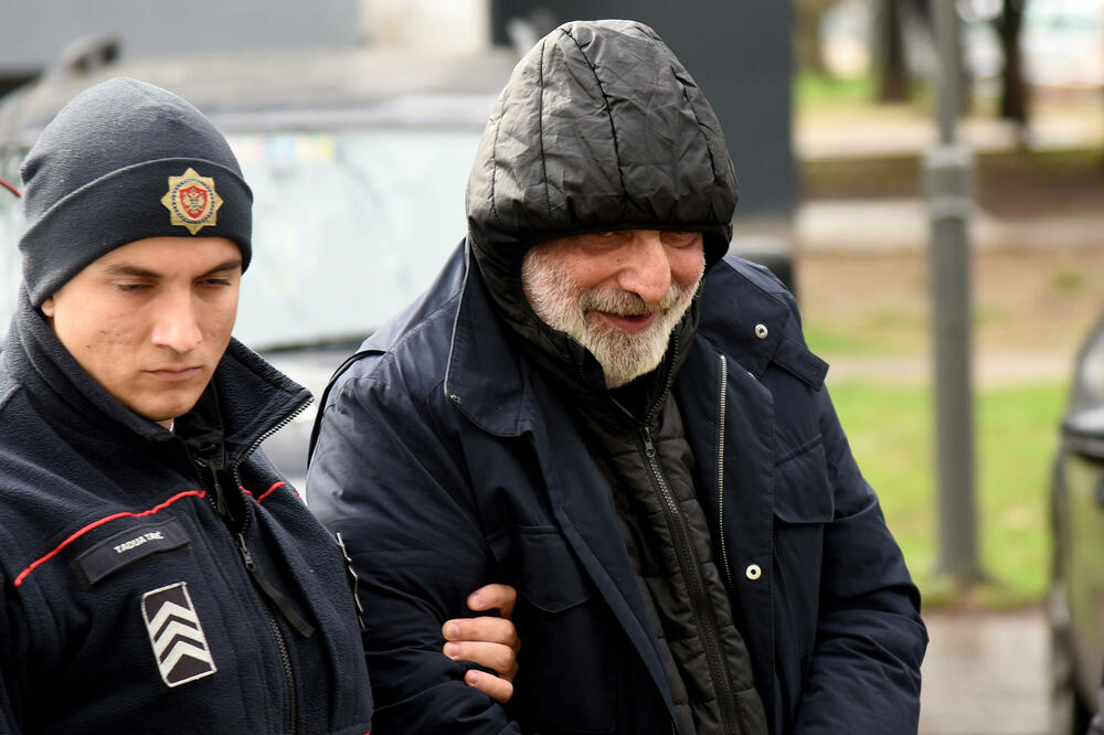 Privođenje Barovića u ODT Podgorica, Foto: Luka Zeković