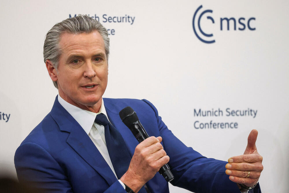 Gevin Njusom juče u Minhenu, Foto: Rojters