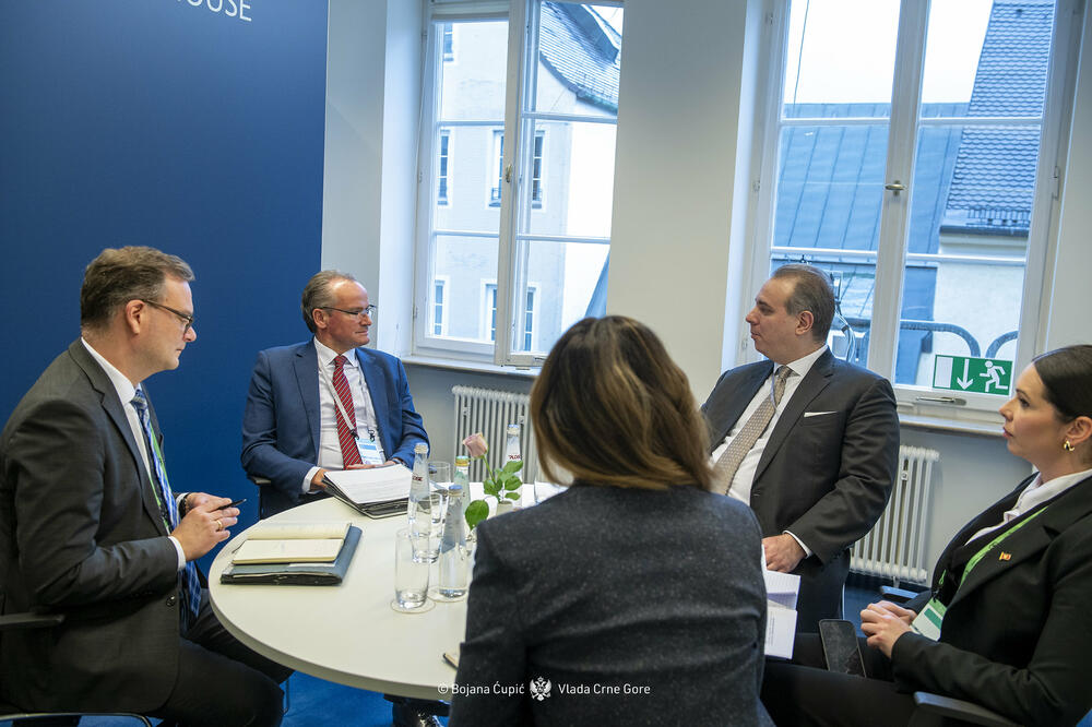 Ivanović i Krihbaum, Foto: Bojana Ćupić/Vlada Crne Gore