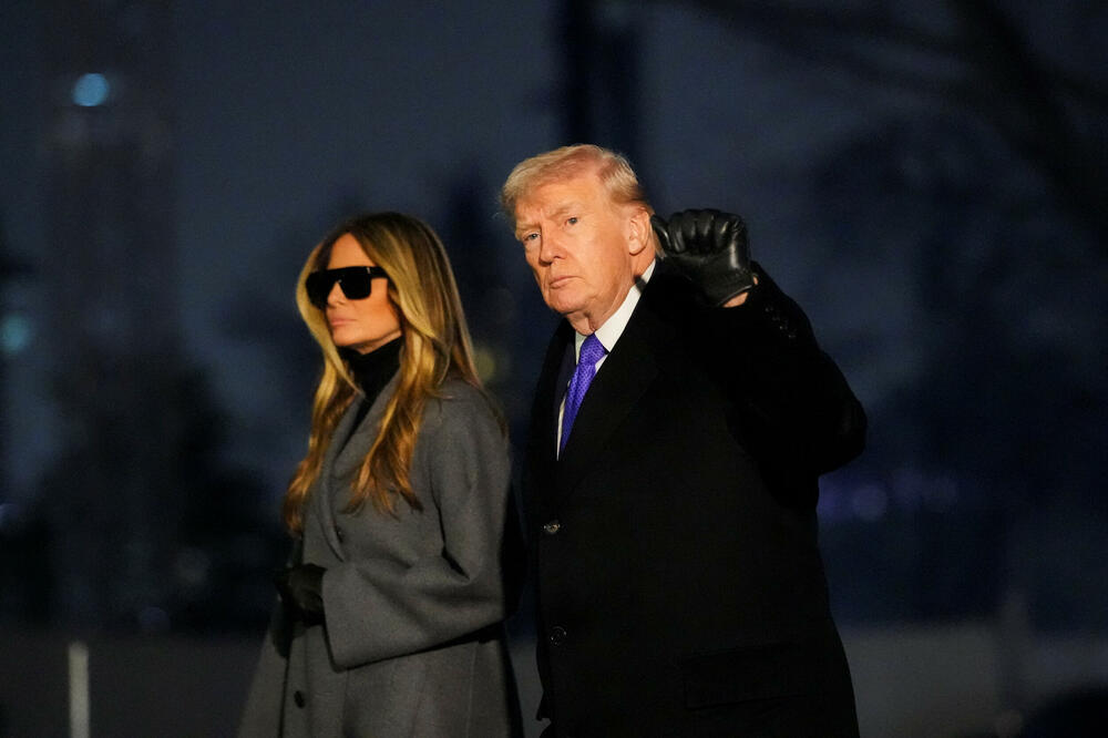 Donald Tramp sa suprugom Melanijom, Foto: REUTERS