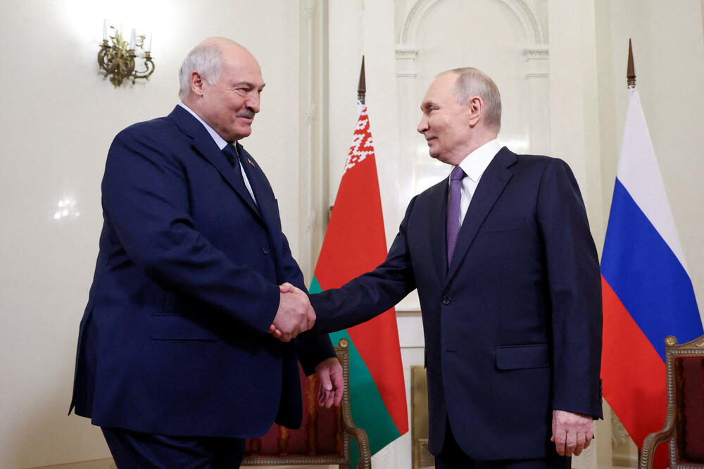 Lukašenko i Putin tokom susreta u Sankt Peterburgu, u decembru 2025. godine, Foto: Reuters