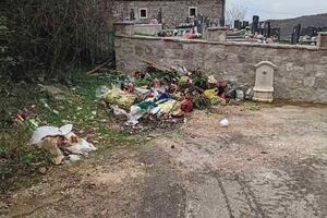 Komunalne djelatnosti Bar: Vandalizam na groblju u Zupcima,...