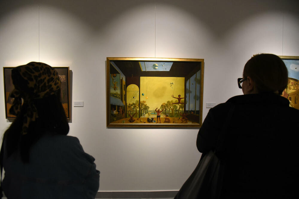 Sa izložbe slika Voja Stanića u Podgorici (arhiva/ilustracija), Foto: Luka Zekovic