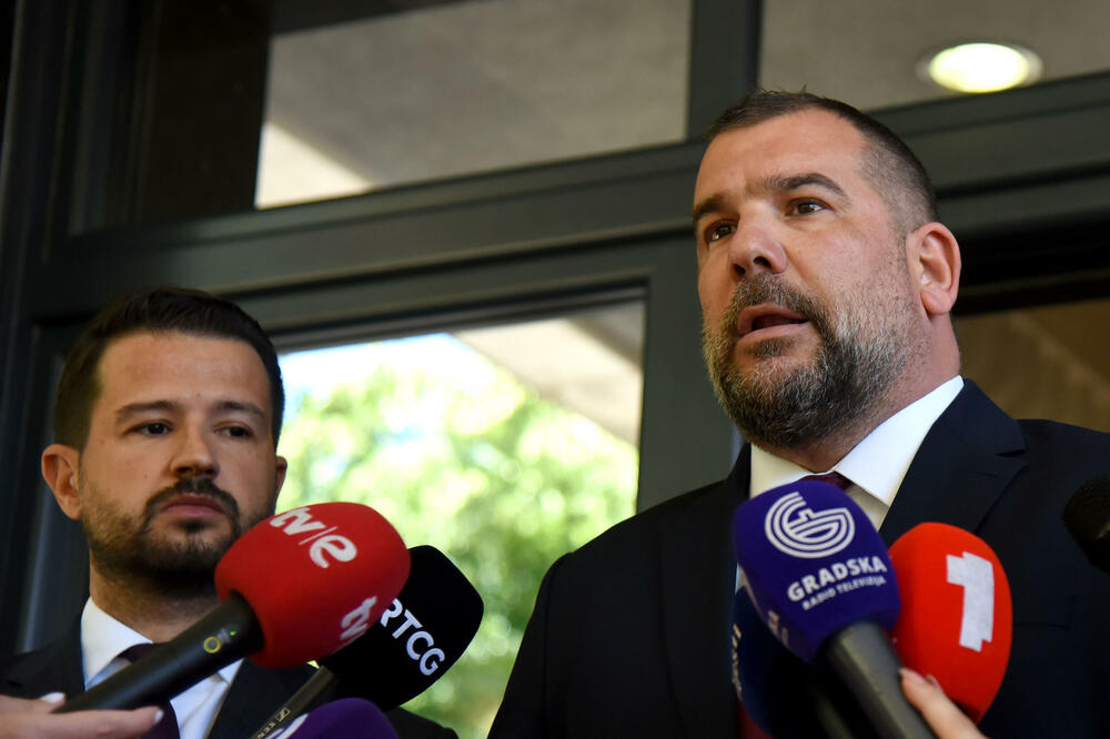 Ministar tvrdi da je predsjednikova inicijativa &ldquo;promašena&rdquo;: Milatović i Krapović, Foto: Luka Zeković