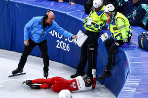 Poljskoj takmičarki klizaljka rasjekla lice, prebačena u bolnicu...