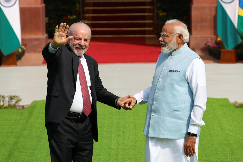 Lula da Silva i Modi, Foto: REUTERS