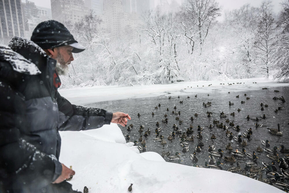<p>Oluja je udarila na prostrana urbana područja američkog sjeveroistoka, samo što se snijeg od prethodnih padavina otopio</p>