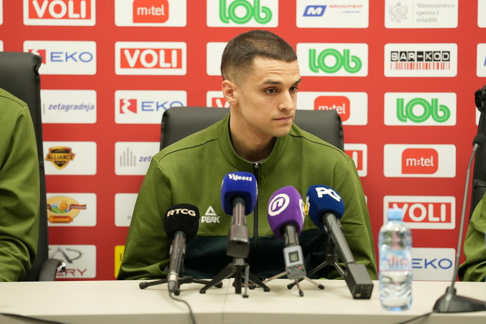 Petar Popović na pres konferenciji, Foto: KSCG