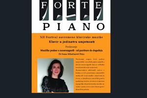 Festival &bdquo;Forte piano&ldquo; otvara vrata savremenoj klavirskoj...