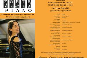 Satijevi komadi, poezija i premijere savremene klavirske muzike