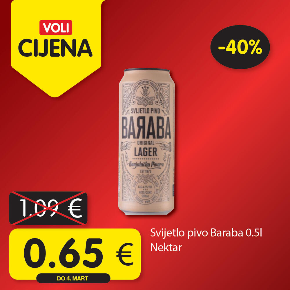 <p><em>Širok izbor proizvoda po najpovoljnijim cijenama na tržištu u svim Voli i Naš diskont marketima.</em></p>