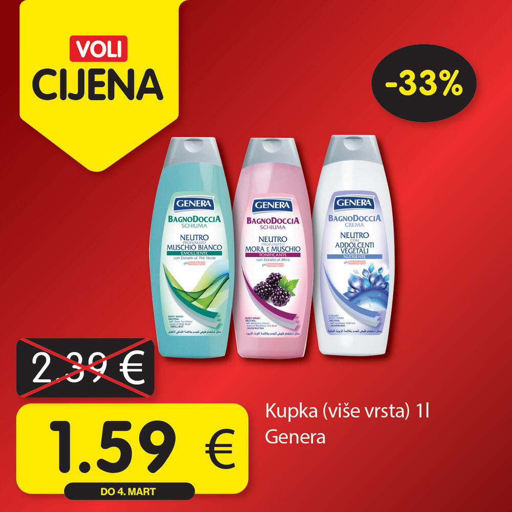 <p><em>Širok izbor proizvoda po najpovoljnijim cijenama na tržištu u svim Voli i Naš diskont marketima.</em></p>