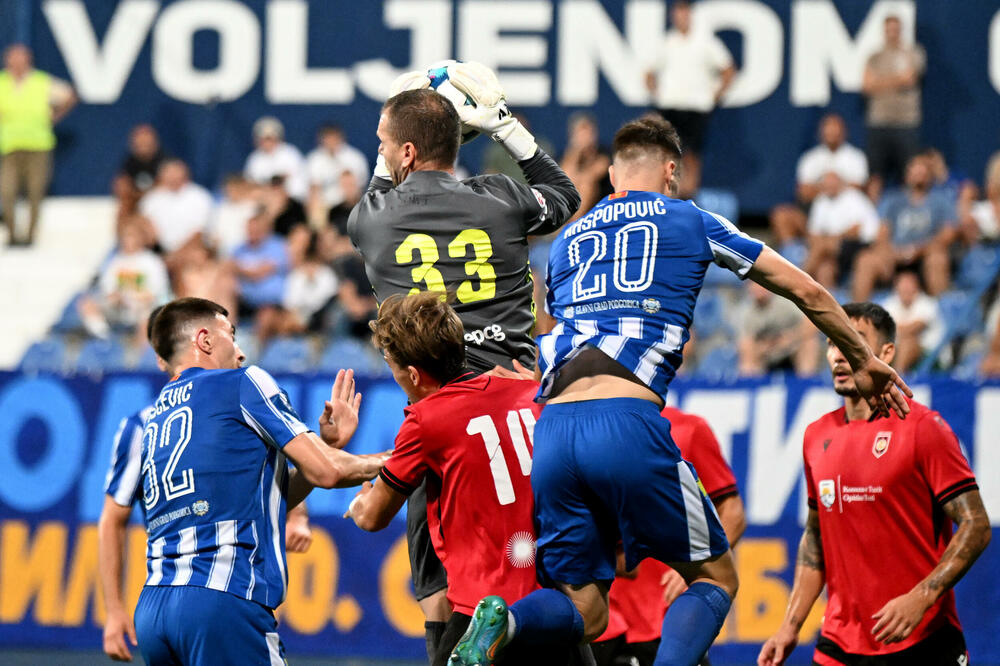 Sa meča Budućnosti i Dečića odigranog ranije ove sezone, Foto: FSCG