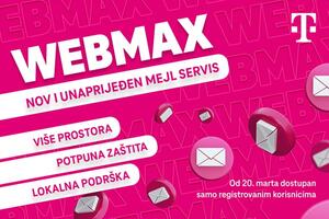 WebMax: Modernizovan e-mail servis uz viši nivo sigurnosti i...