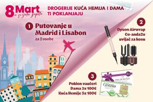 8. Mart u svijetu ljepote: drogerije Kuća Hemije i Dama te...