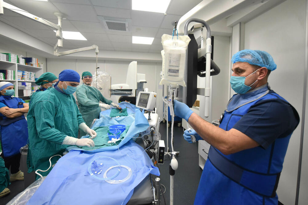 Uigran tim: iz angio sale KBC Berane, Foto: Boris Pejović