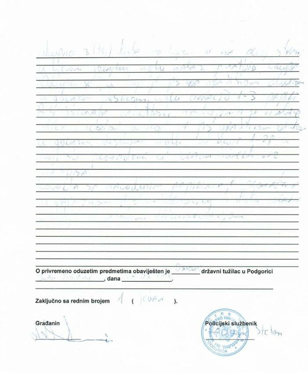 <p>"Nijedan od predmeta precizno navedenih u zahtjevu policije nije pronađen u stanu Aca Đukanovića u Ulici Vuka Karadžića u Podgorici", piše u saopštenju</p>