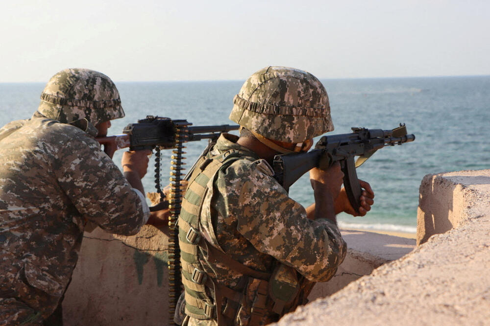 Pripadnici Revolucionarne garde učestvuju u vježbama na jugu Irana u januaru 2023., Foto: Rojters