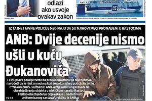 Naslovna strana "Vijesti" za 5. mart 2026.