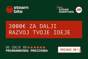 Za najbolju Food tech ideju 3.000 &euro;: Otvorene prijave za STEAMbite...