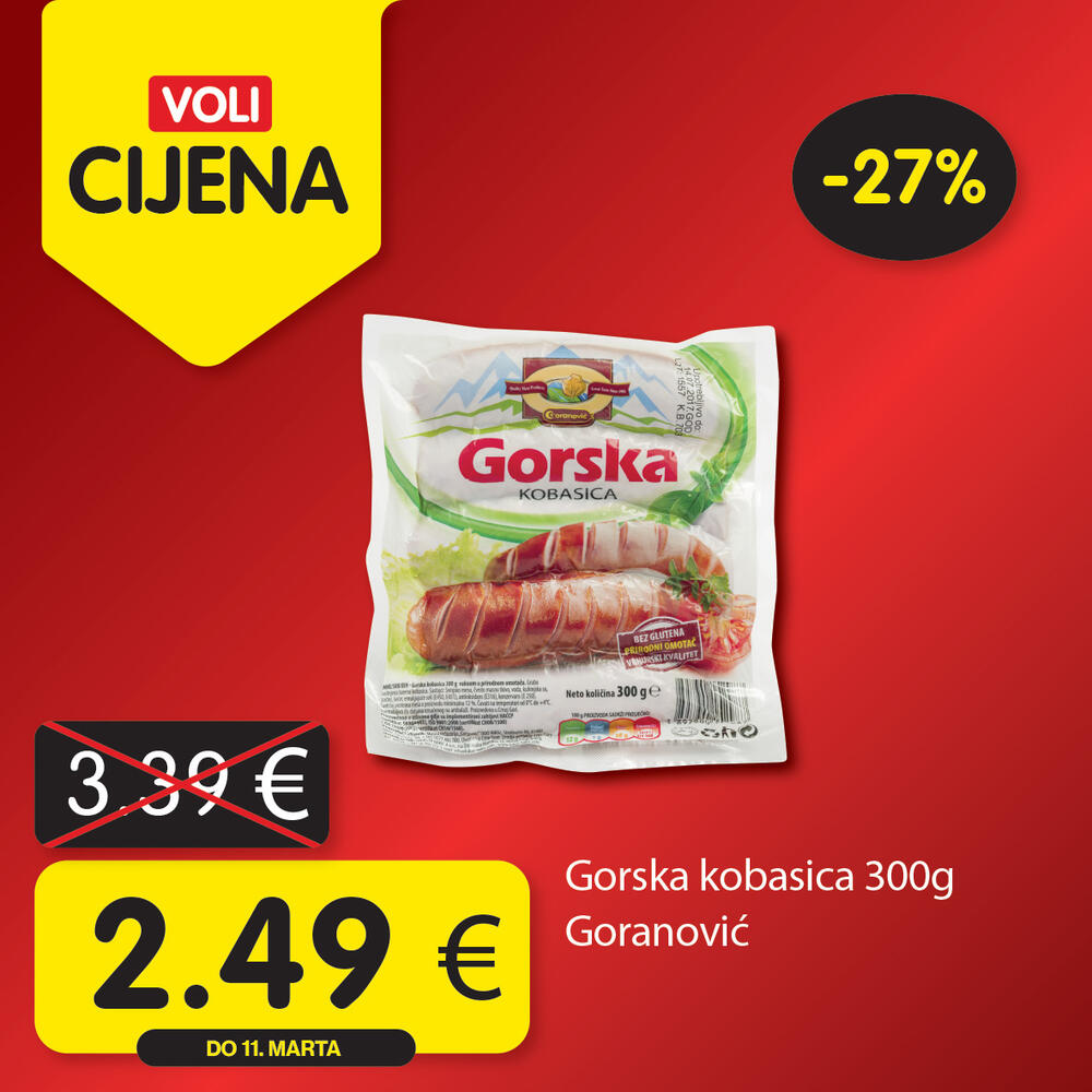 <p><em>Potražite proizvode sa specijalnom oznakom Voli cijena i uštedite vaš kućni budžet.</em></p>