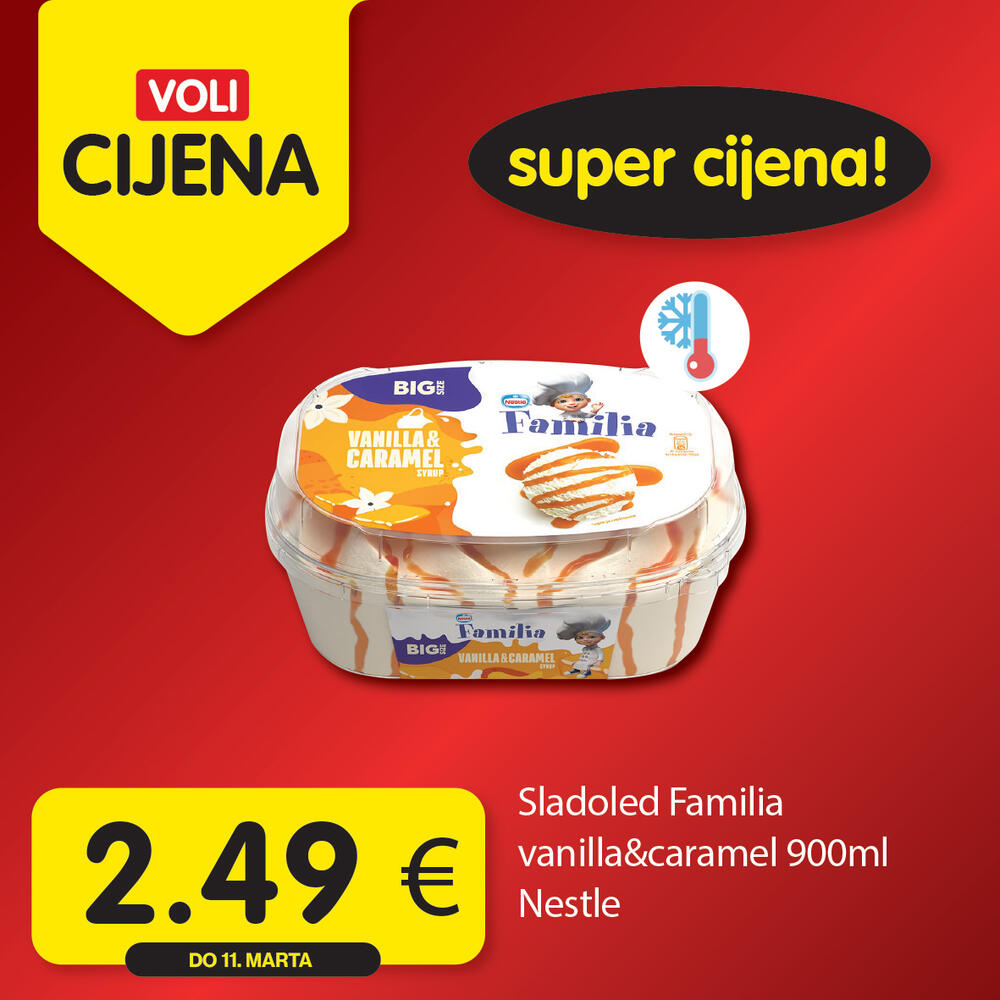 <p><em>Potražite proizvode sa specijalnom oznakom Voli cijena i uštedite vaš kućni budžet.</em></p>