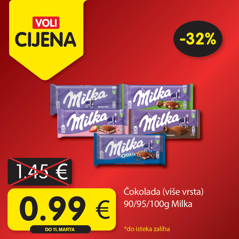 <p><em>Potražite proizvode sa specijalnom oznakom Voli cijena i uštedite vaš kućni budžet.</em></p>