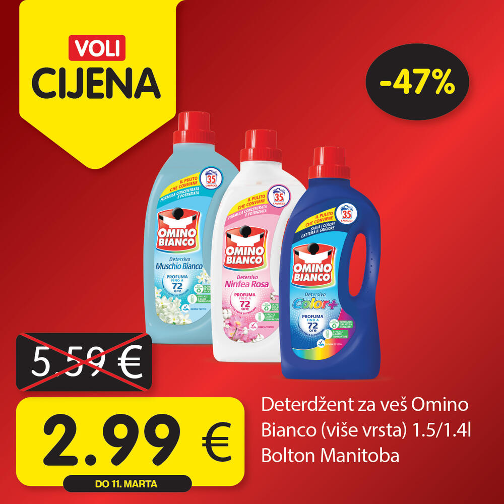 <p><em>Potražite proizvode sa specijalnom oznakom Voli cijena i uštedite vaš kućni budžet.</em></p>