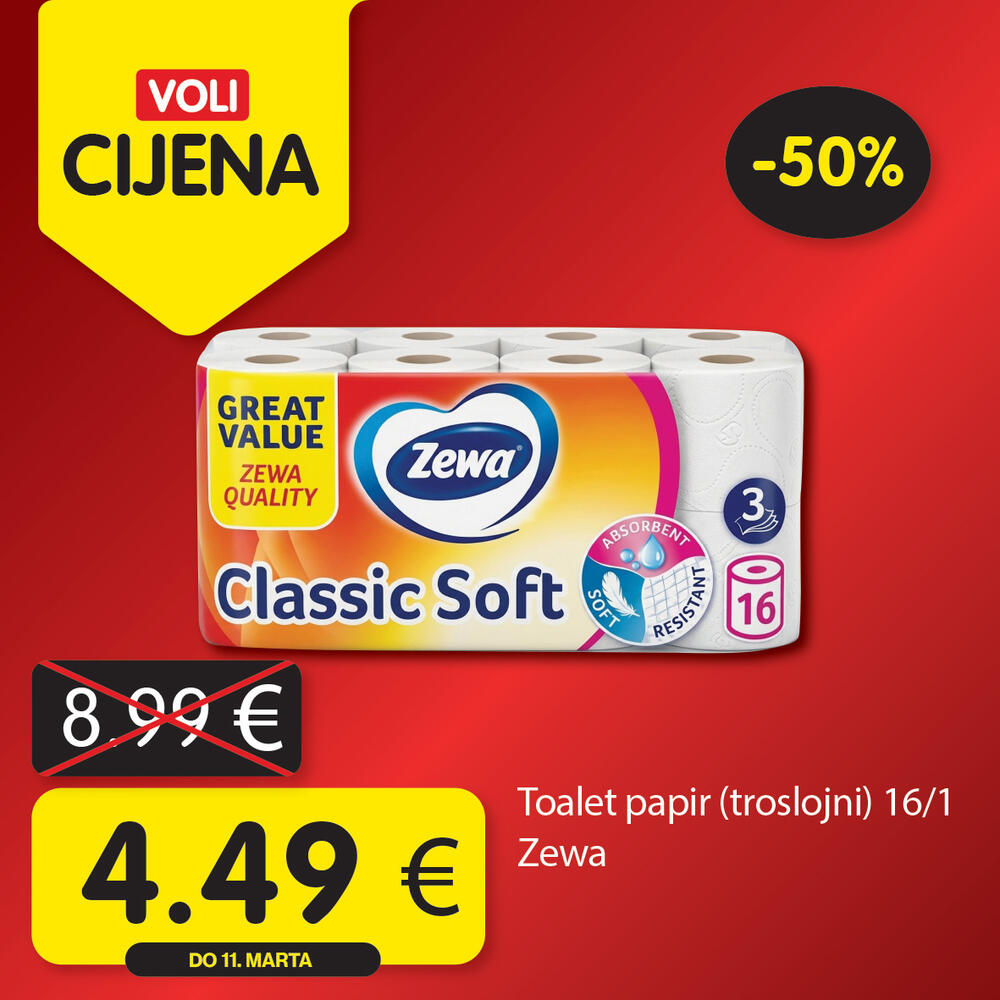 <p><em>Potražite proizvode sa specijalnom oznakom Voli cijena i uštedite vaš kućni budžet.</em></p>