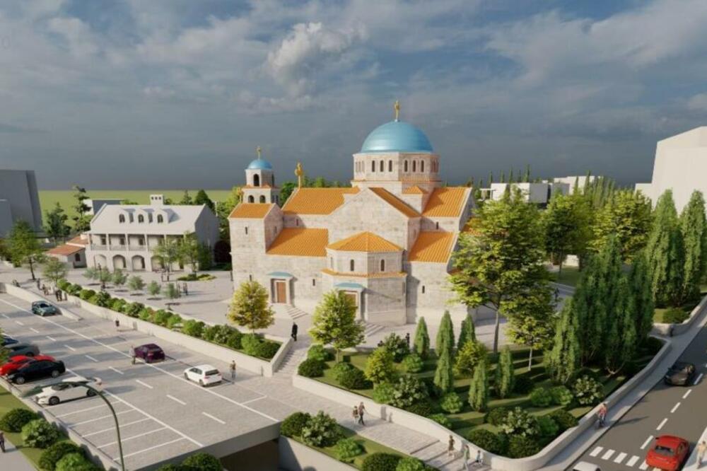 Planirani izgled hrama, Foto: Urbanistički Projekat/animacija