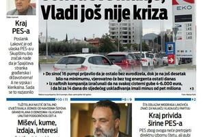 Naslovna strana "Vijesti" za 10. mart 2026.