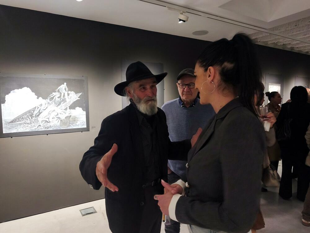 Sa otvaranja izložbe