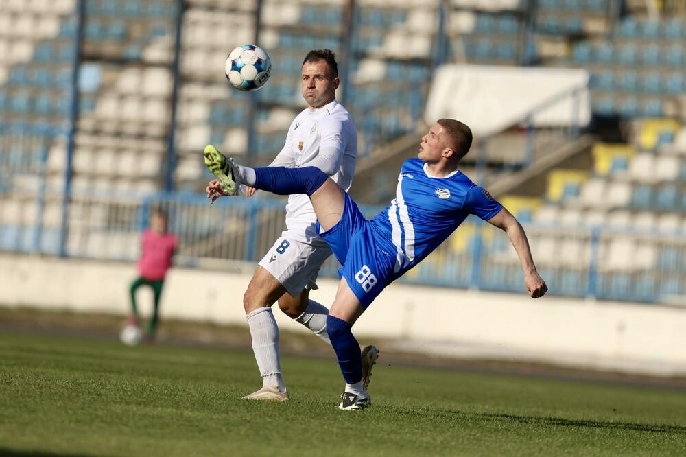 Sa utakmice Sutjeske i Arsenala u prethodnom kolu, Foto: FSCG