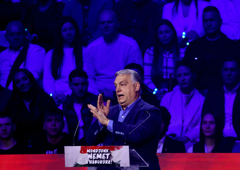 Viktor Orban na mitingu u Debrecinu 7. marta