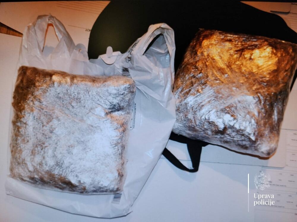 Uhapšen Pljevljak kod kojeg je pronađeno više od dva kilograma...