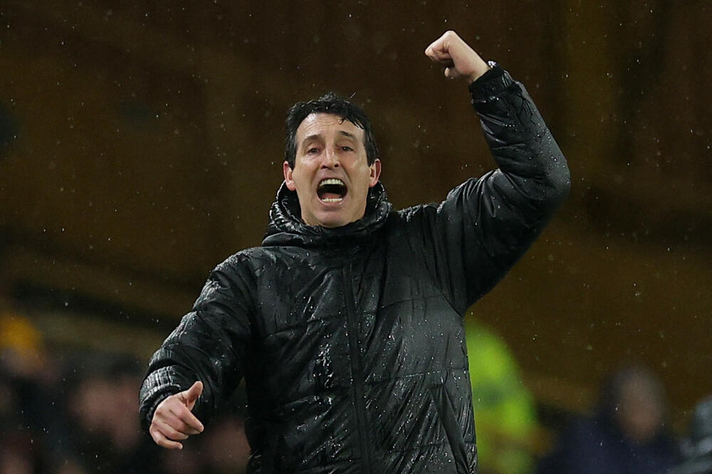 Unai Emeri, trener Aston Vile, Foto: Andrew Boyers