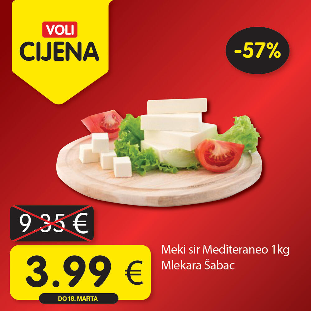 <p>Širok izbor proizvoda po najpovoljnijim cijenama na tržištu u svim Voli i Naš diskont marketima.</p>  <p> </p>