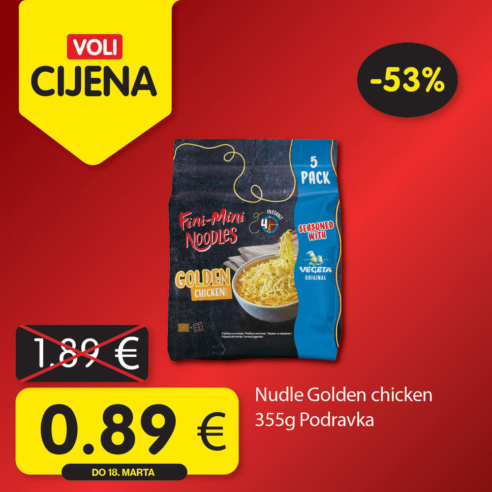 <p>Širok izbor proizvoda po najpovoljnijim cijenama na tržištu u svim Voli i Naš diskont marketima.</p>  <p> </p>