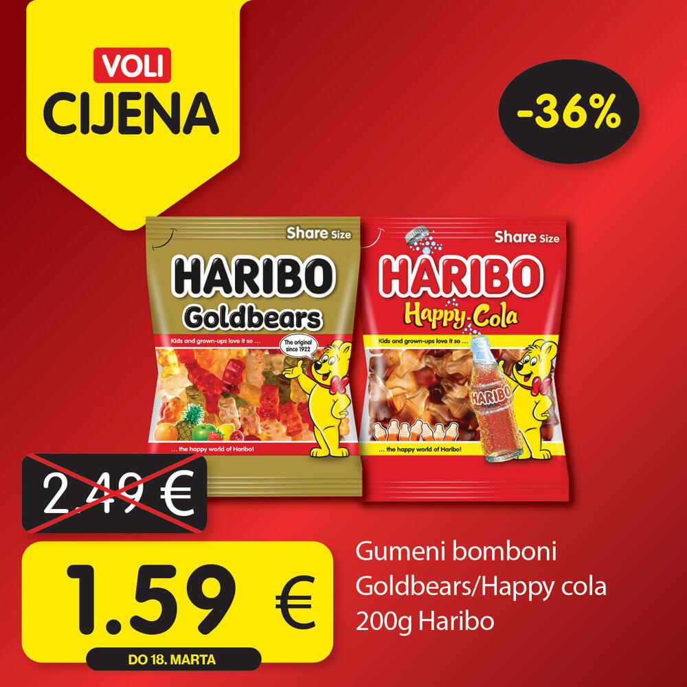 <p>Širok izbor proizvoda po najpovoljnijim cijenama na tržištu u svim Voli i Naš diskont marketima.</p>  <p> </p>