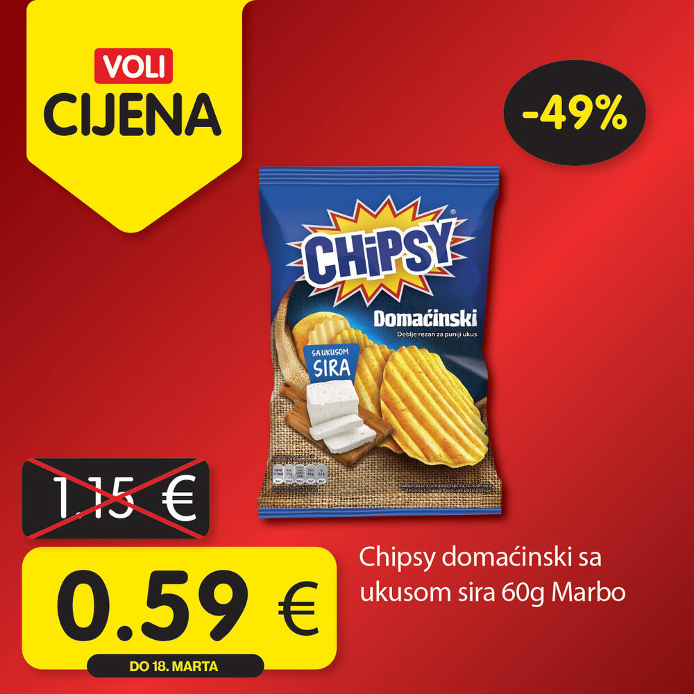 <p>Širok izbor proizvoda po najpovoljnijim cijenama na tržištu u svim Voli i Naš diskont marketima.</p>  <p> </p>