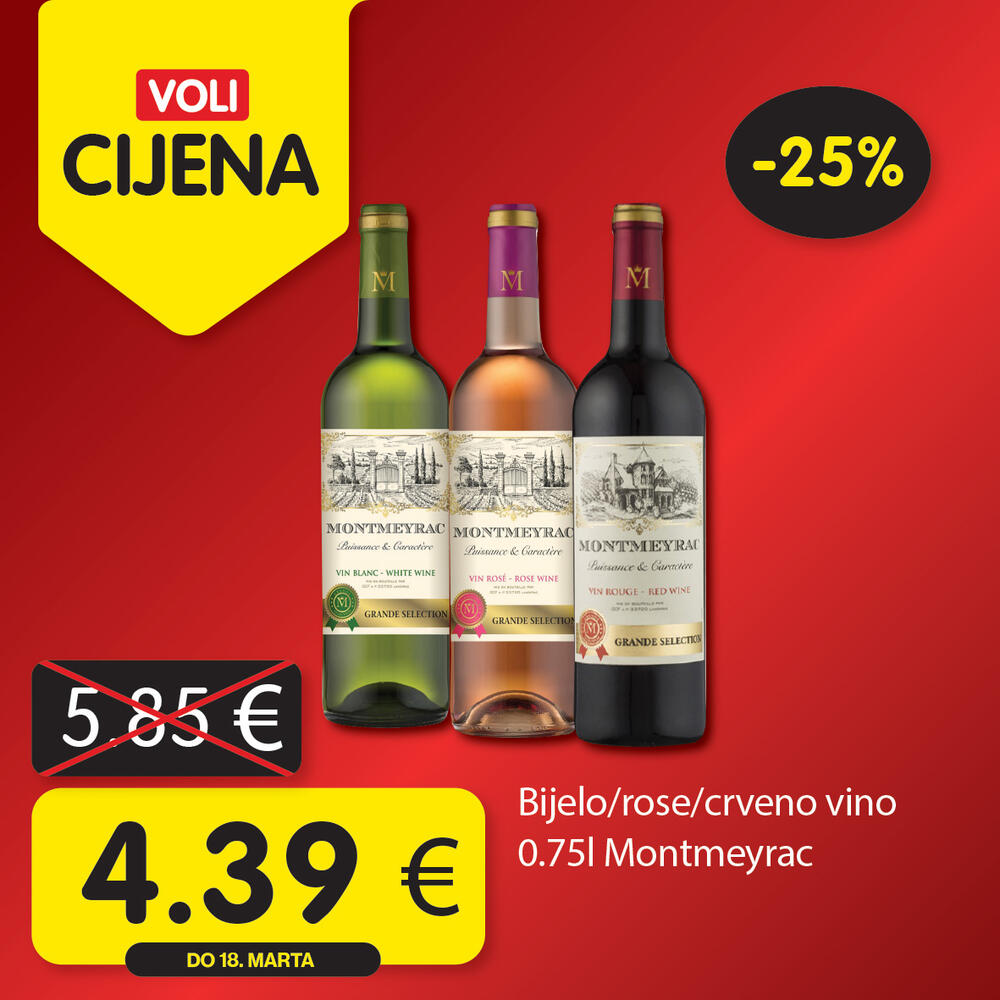 <p>Širok izbor proizvoda po najpovoljnijim cijenama na tržištu u svim Voli i Naš diskont marketima.</p>  <p> </p>